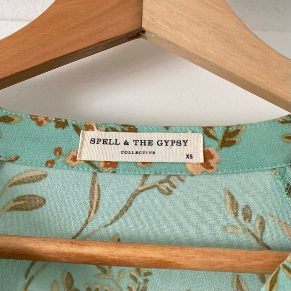 Spell & The Gypsy Maisie Playdress In Vintage Turquoise - Picture 8 of 9
